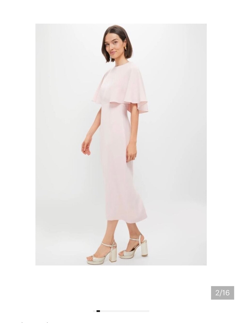 Tuckernuck | Pomander Place • Leah Cape Maxi Dress Pink - Picture 7 of 11